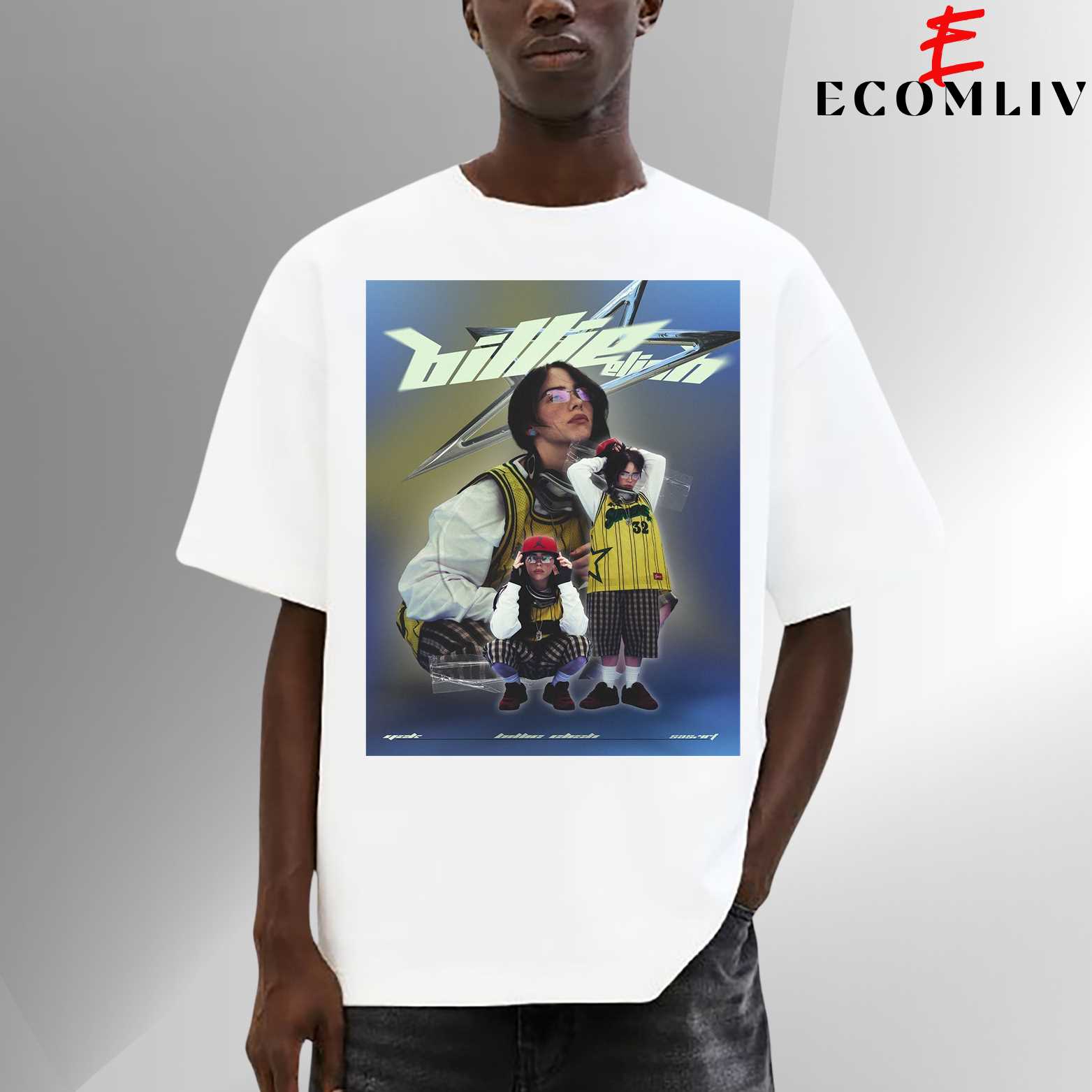 Billie Eilish Streetwear Tee, Pop Music Shirt